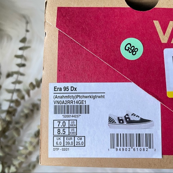 Vans Era 95 DX Anaheim Factory Patchwork League True White - Picture 13 of 13